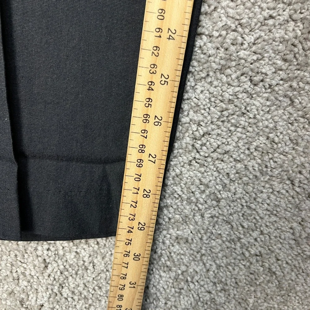 Banana Republic Dress Pants Mens 36x30 Black Flat Front Straight Leg Classic
